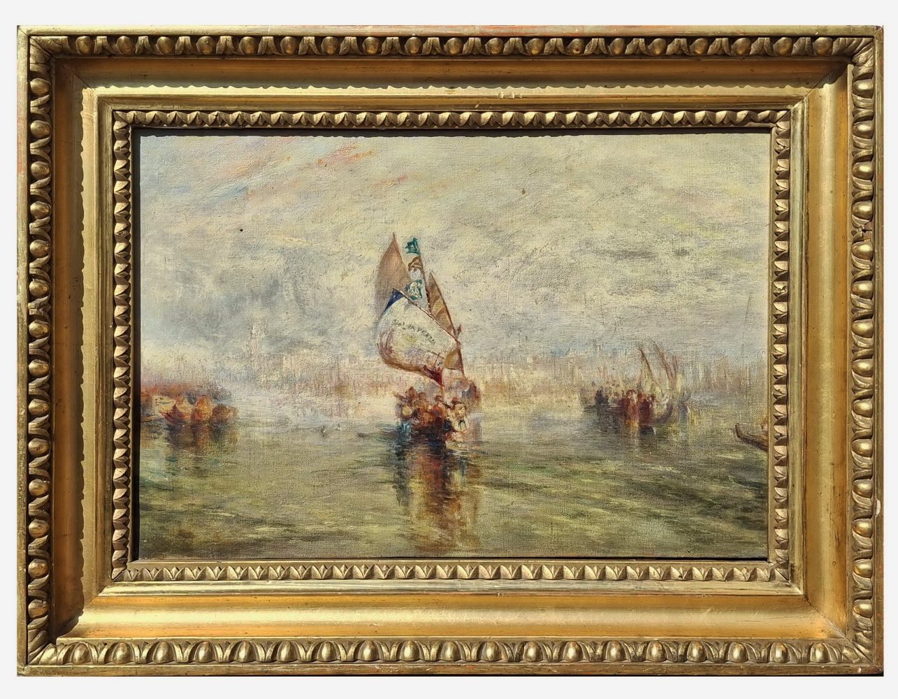 The sun of Venice going to sea